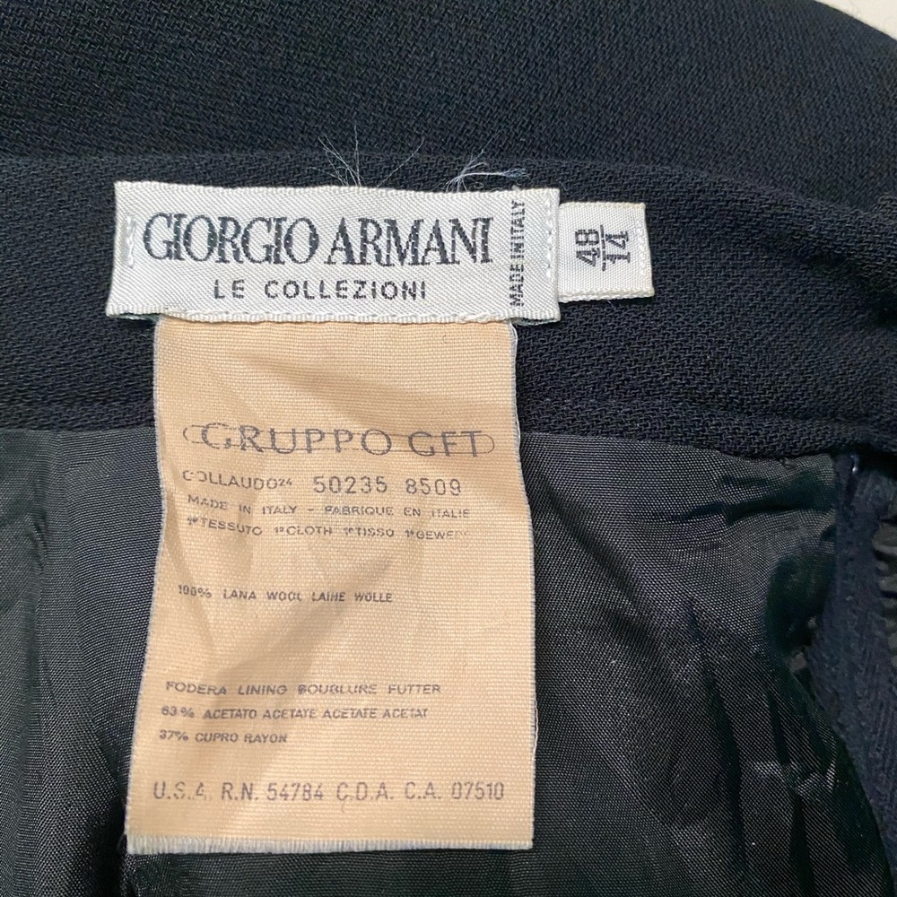 Giorgio Armani by Le Collezioni Black Skirt Suit - Picture 8 of 9